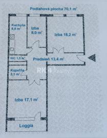 RK4 - PREDANÝ   3izbový BYT  PETRŽALKA - VAVILOVOVA