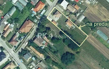 RK4 - NA PREDAJ - Rodinný dom s pozemkom 1968 m2 v meste  NESVADY