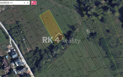 RK4 - PREDAJ -  pozemok - Snežnica - okr Kysucké Nové Mesto
