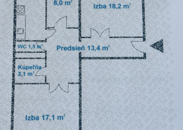 RK4 - PREDANÝ   3izbový BYT  PETRŽALKA - VAVILOVOVA