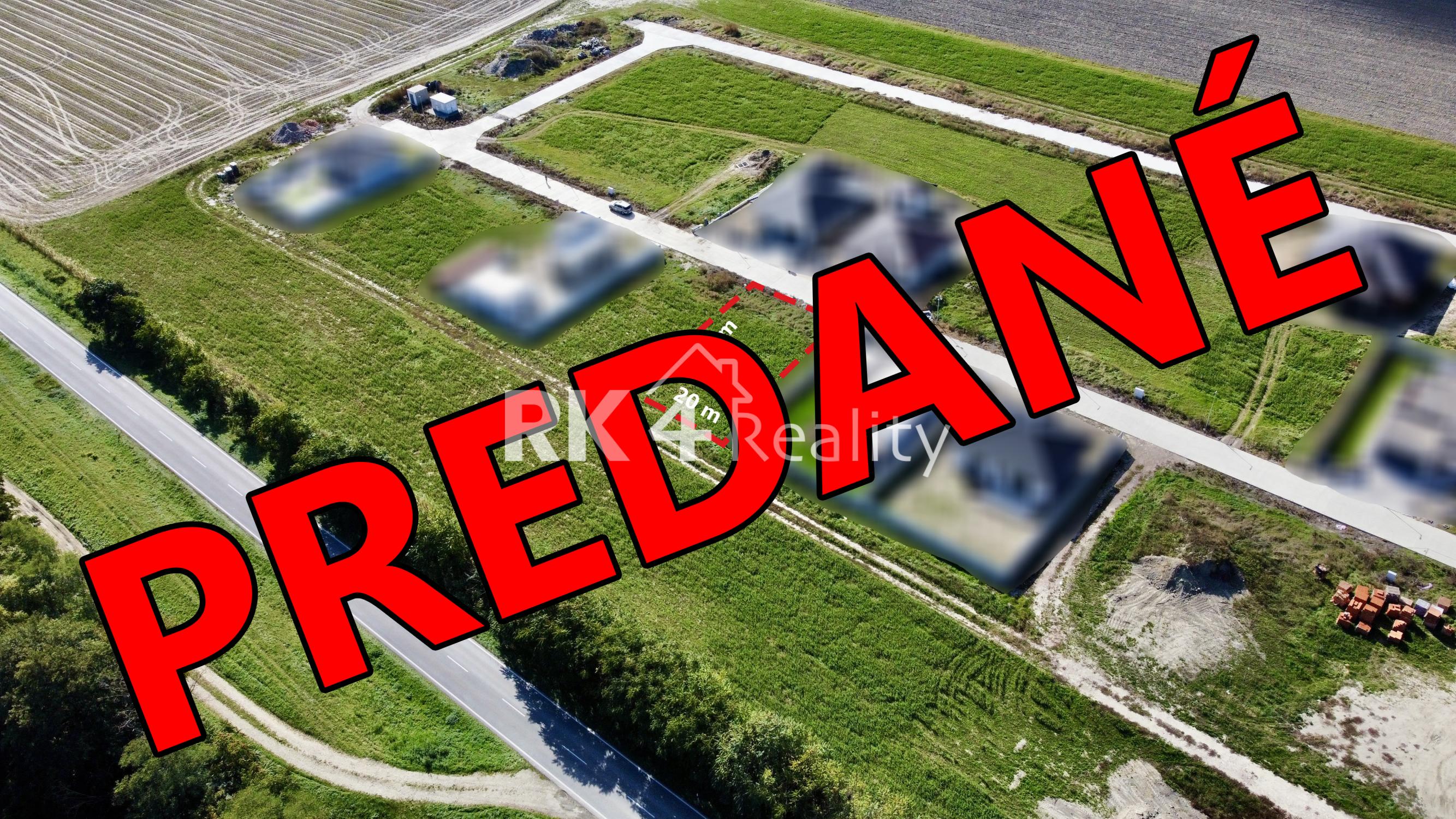 RK4 - PREDAJ - Stavebný pozemok na výstavbu rodinného domu , Kráľov Brod - 600m2.